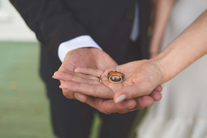 Wedding in Salzburg rings